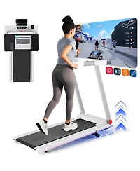 4-in-1 Treadmills for Home with Incline and Handles, Folding Treadmill Running Machine for Small Spaces 300 Lb 3.0 Hp 7.5 Mph Foldable Treadmill