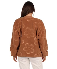 Petal and Pup Women's Lasky Flower Pattern Button Down Jacket