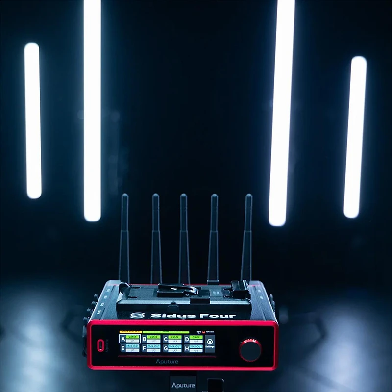 Aputure Sidus Four 4-Universe Crmx Transmitter with Built-In Wireless Router and Ethernet Node