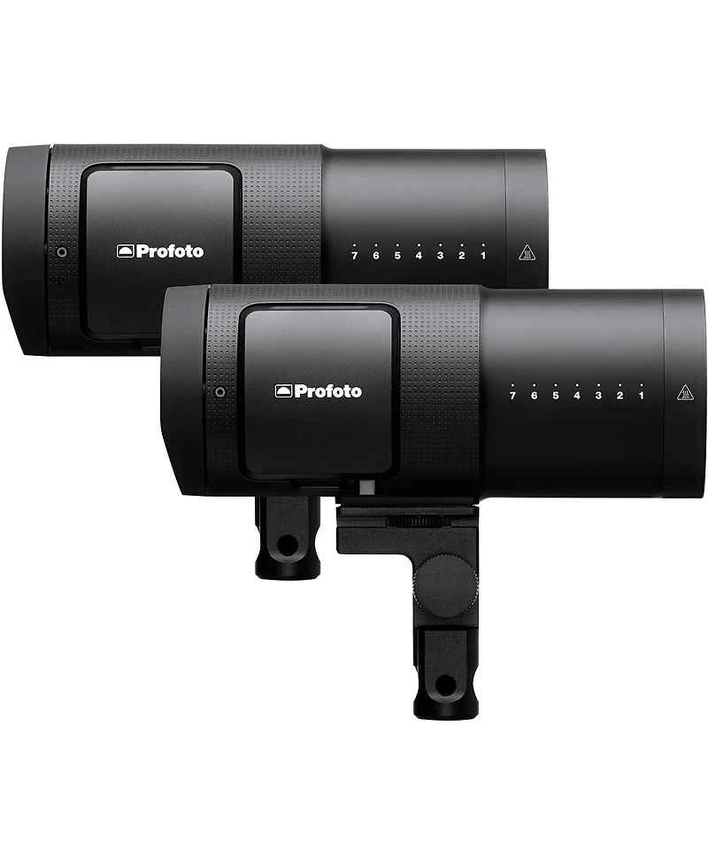 Profoto B30 500W Off Camera Flash Head Duo Kit, Bundle with Extra Li-Ion Battery, 2x 9.5' Air-Cushioned Light Stand