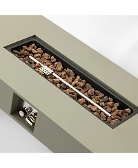 Streamdale Furniture 42_inch Iron Fire Pit Table