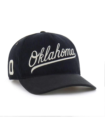 '47 Brand Men's and Women's Black Oklahoma Sooners Collections Golden Age Corduroy Hitch Adjustable Hat