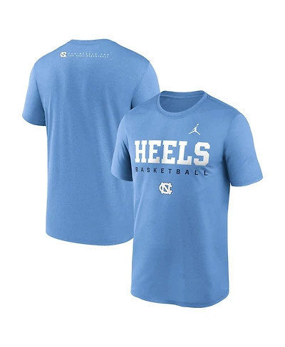 Jordan Men's Carolina Blue North Tar Heels 2025 Courtside Basketball Legend Dri-fit T-Shirt