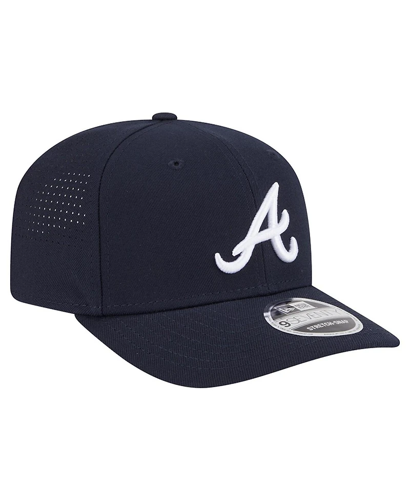New Era Men's Navy Atlanta Braves Performance 9SEVENTY Adjustable Hat