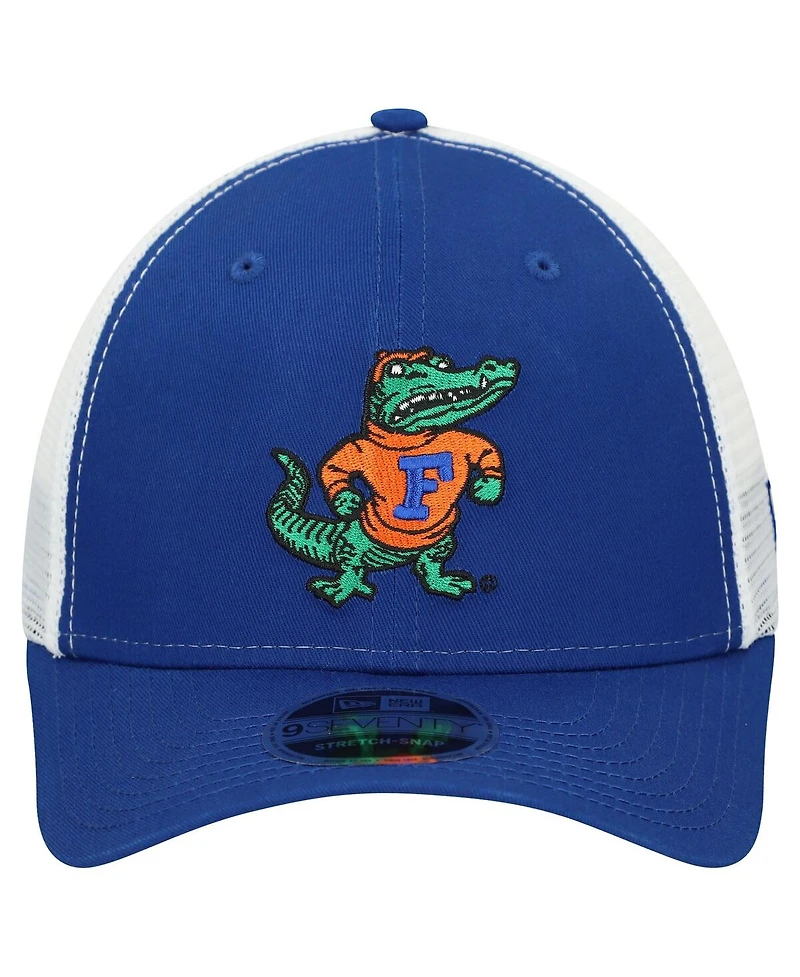 New Era Men's Royal Florida Gators Team 9SEVENTY Coolera Trucker Adjustable Hat