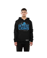 New Era Men's Black Detroit Lions Combine Authentic Local State Hoodie