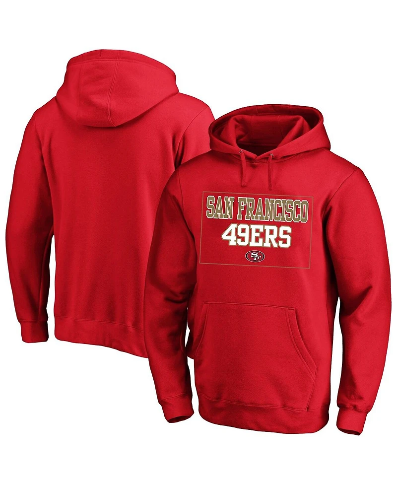 Fanatics Men's Scarlet San Francisco 49ers Big Tall Fleece Hoodie