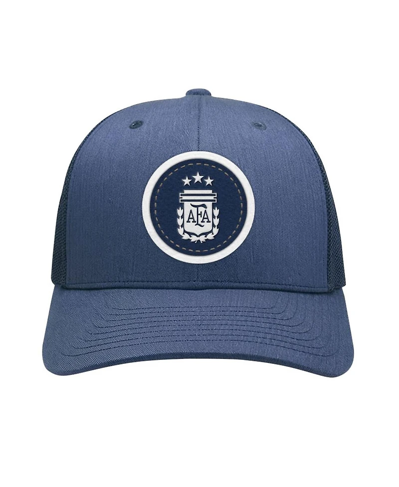 1863FC Men's Navy Argentina National Team Badge Nightshift Adjustable Hat