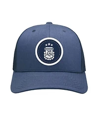 1863FC Men's Navy Argentina National Team Badge Nightshift Adjustable Hat