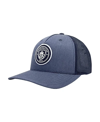 1863FC Men's Navy Manchester City Badge Nightshift Adjustable Hat