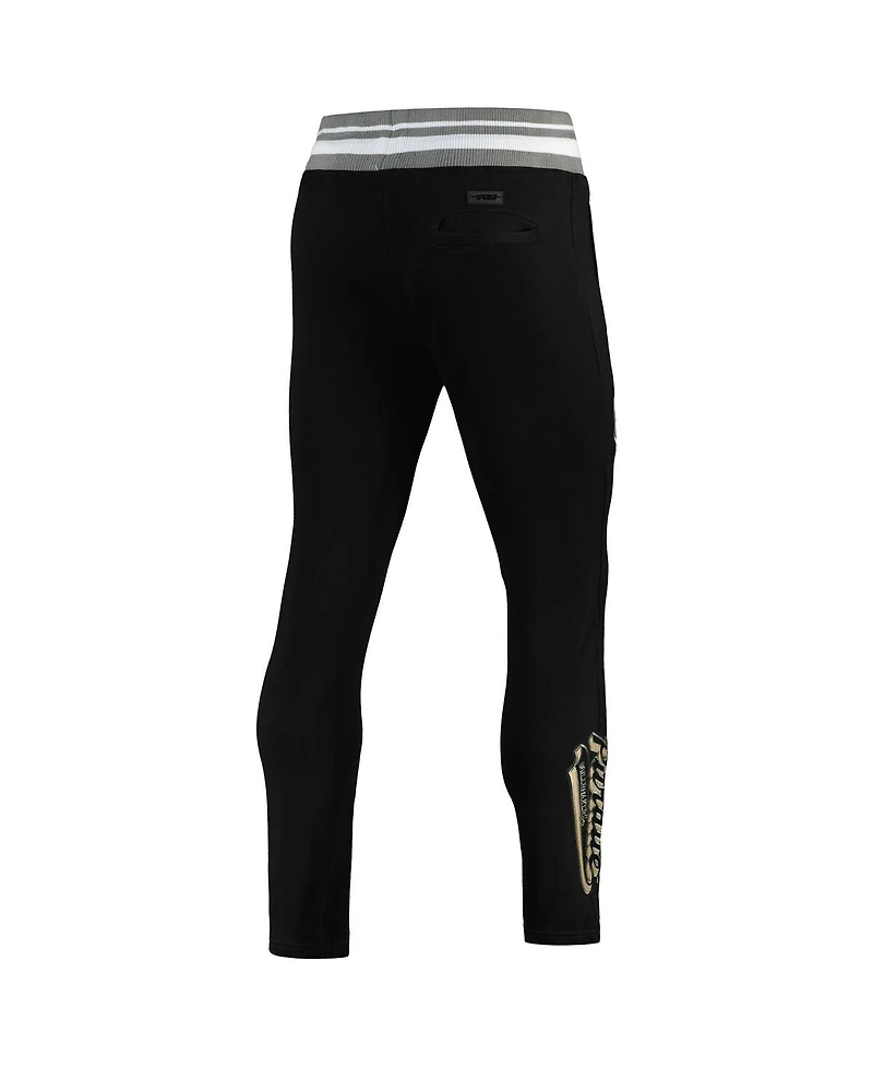 Pro Standard Men's Black Purdue Boilermakers Script Tail Fleece Sweatpants