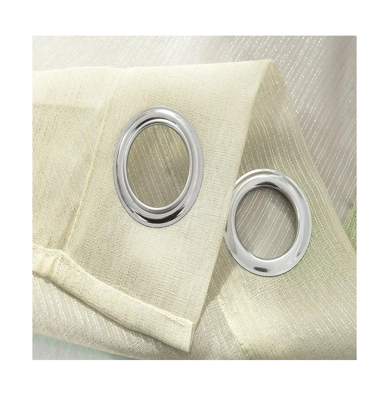 Rt Designers Collection Ramallah Lonnie Grommet Curtain Panel - 54x90