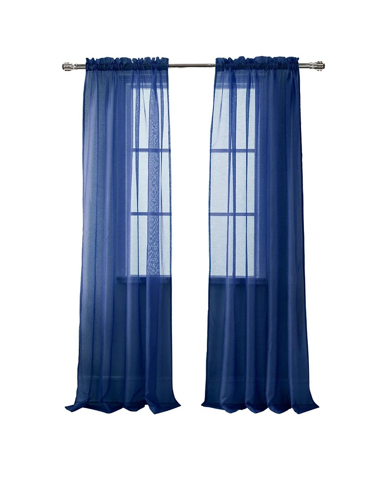 Rt Designer Collection Celine Sheer Luxurious Modern Curtain Panel