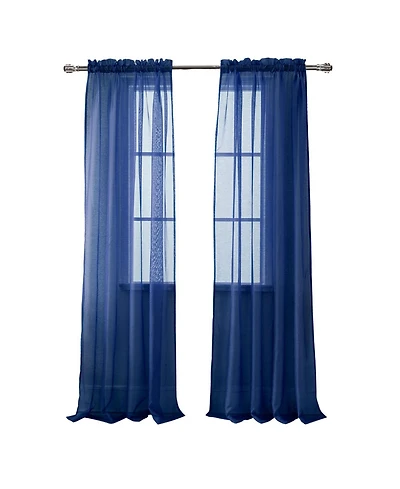 Rt Designer Collection Celine Sheer Luxurious Modern Curtain Panel