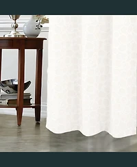 Rt Designer Collection Jasper Lurex Jacquard 2 Pack Grommet Curtain Panel 36" x 84" White
