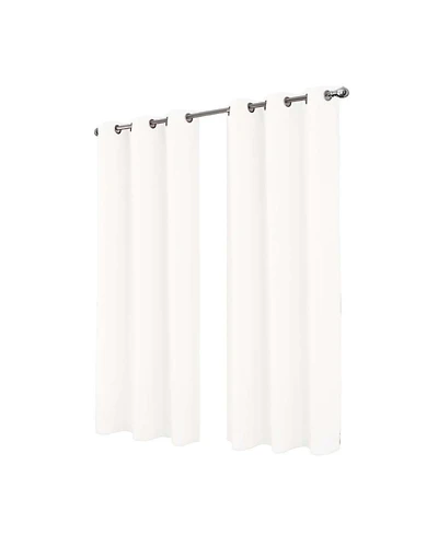 Rt Designer Collection Cosmo Shimmer Jacquard 2 Pack Grommet Curtain Panel Pair 36" x 84