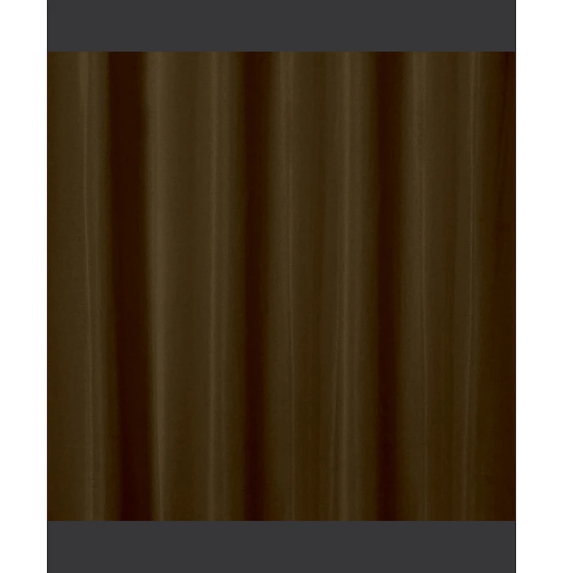 Rt Designers Collection Kennedy Room Darkening Grommet Curtain Panel 54" x 84" Chocolate