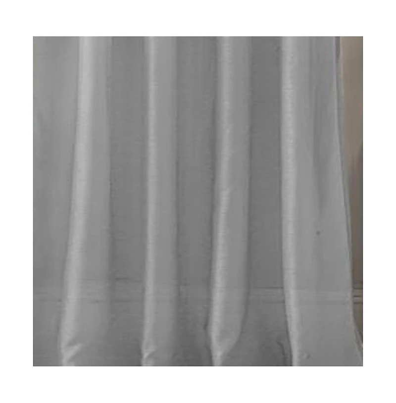 Rt Designers Collection Olivia Gray Celine Sophisticated Sheer Curtain Panel 55" x 90" - Charcoal