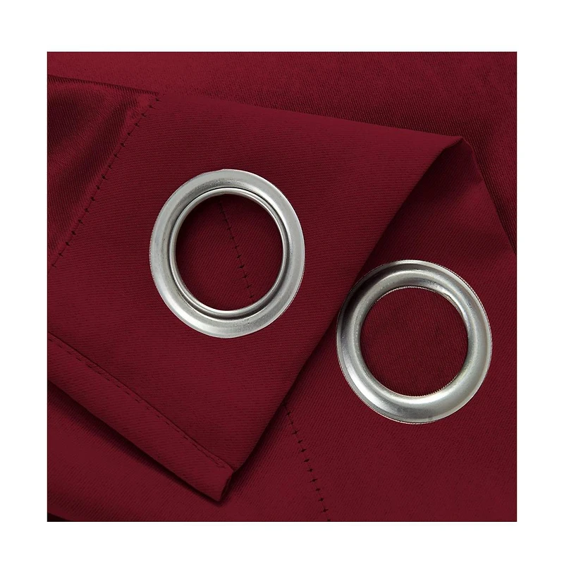 Rt Designers Collection Anchorage Premium Blackout Grommet Curtain Panel 54" x 63