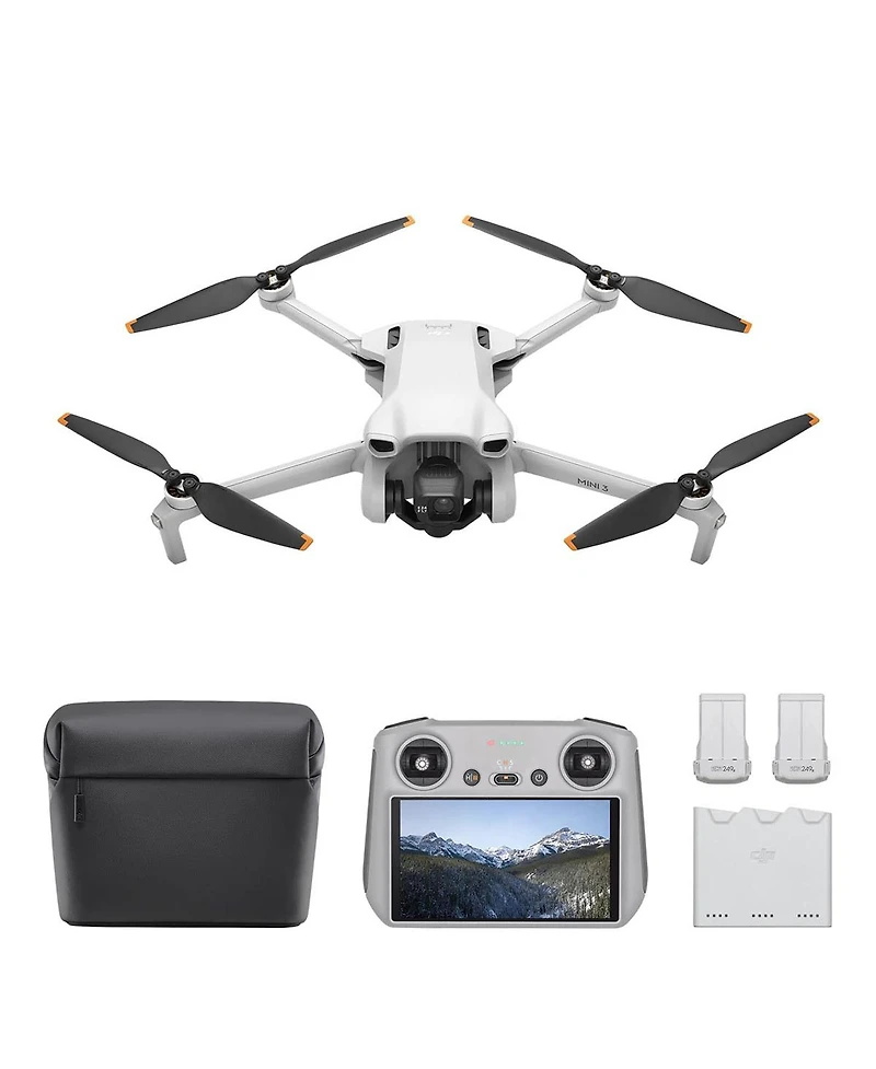 Dji Mini 3 Drone Fly More Combo with Rc Remote Controller Bundle with 64GB microSD Card, Corel Pc Software Kit, Foldable Landing Pad