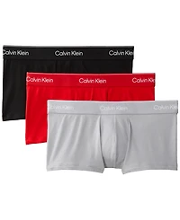 Calvin Klein Men's Icon Low-Rise Trunks, Pack of 3