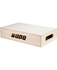 Kupo 20x12x4" Wooden Apple Box, Half, Natural