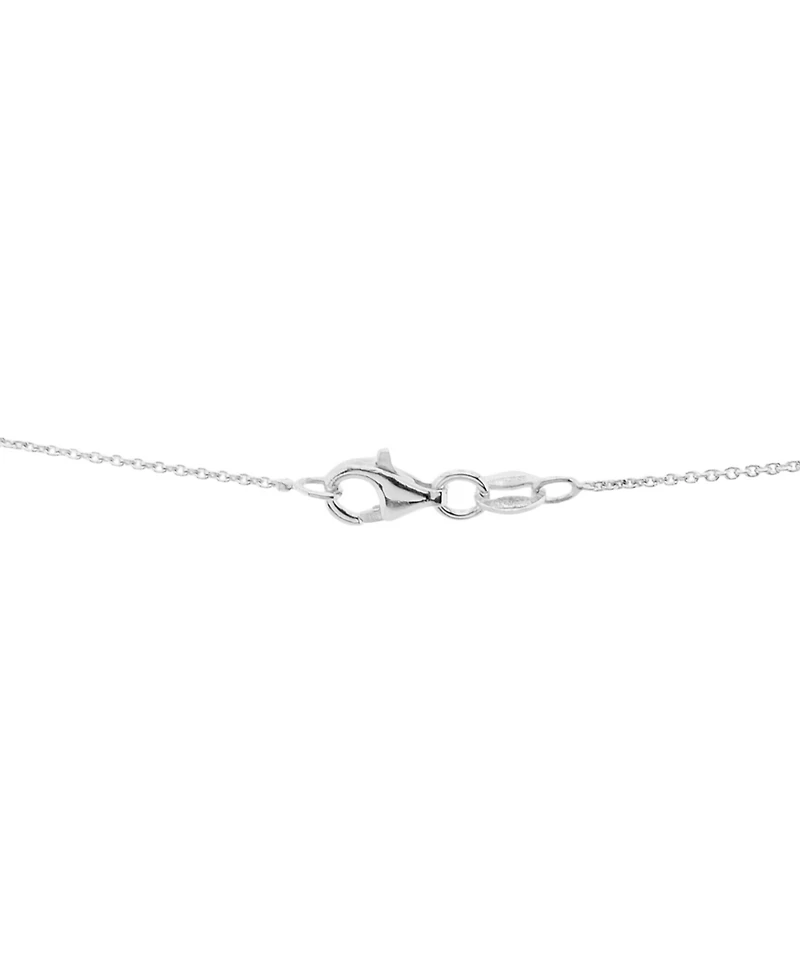 Giani Bernini Primavera Sterling Silver Heart Pendant Ball Stud Necklace