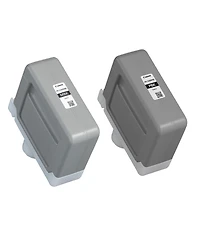 Canon Pfi-2300 330ml Matte Black and Pfi-3300 Photo Black Pigment Ink Tank Bundle