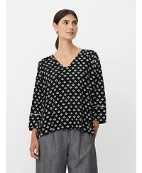 Masai Copenhagen Women's Beniko V-Neck Printed Blouse