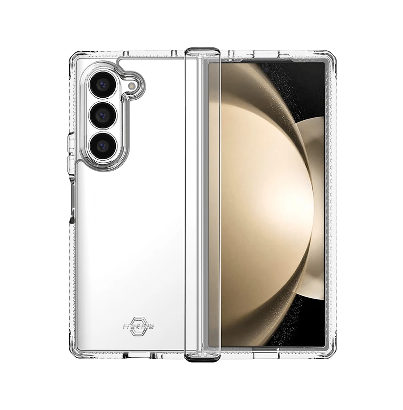 ITSkins Hybrid_R Clear Hinge Case for Samsung Galaxy Z Fold6
