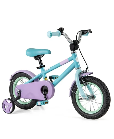Sugift 12-Inch Kids Bike with Adjustable Handlebar and Saddle