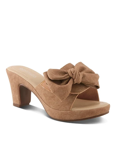 Patrizia Normajean Women's Slide Sandal with Denim-Inspired Upper