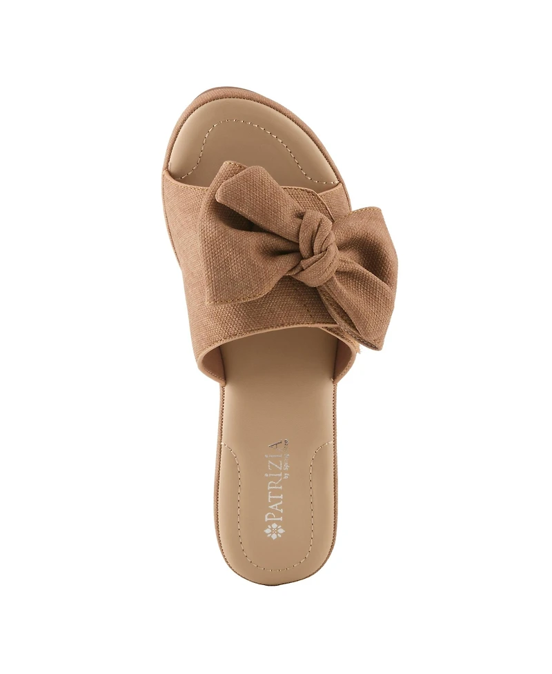 Patrizia Normajean Women's Slide Sandal with Denim-Inspired Upper