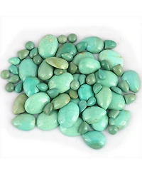 American West Jewelry Sterling Silver Green Turquoise East West Ring