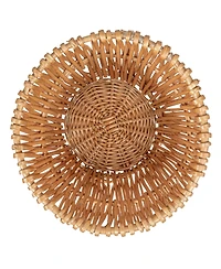 Household Essentials Small Reed Willow Waste Basket, Natural