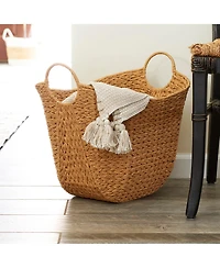 Household Essentials Paper Rope Basket With Handles