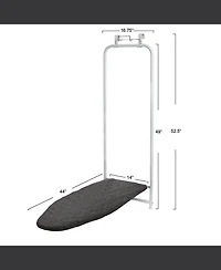 Household Essentials Over the Door Ironing Board, White