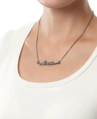 Uncommon Goods Sterling Silver Mother Nestling Birds Necklace