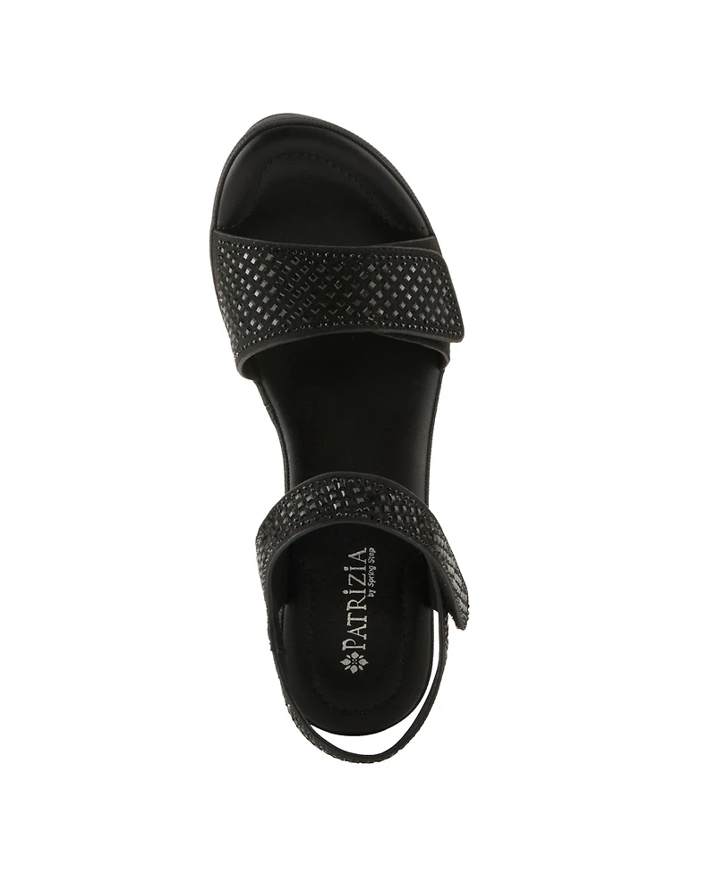 Patrizia Women's Shine Crystal Strap Platform Heeled Sandals