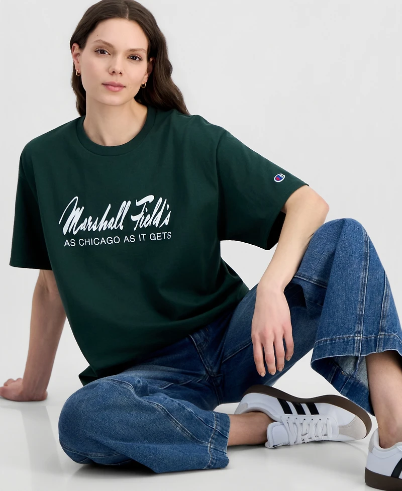 Champion Unisex Marshall Field's Graphic Short-Sleeve T-Shirt