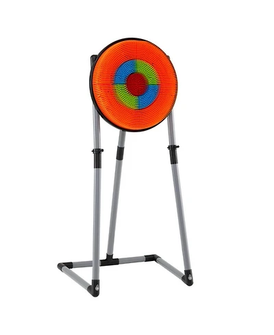 Sugift 4 in 1 Throwing Target Set Kids Throwing Game with Bristle Target and 3 Throwing axes