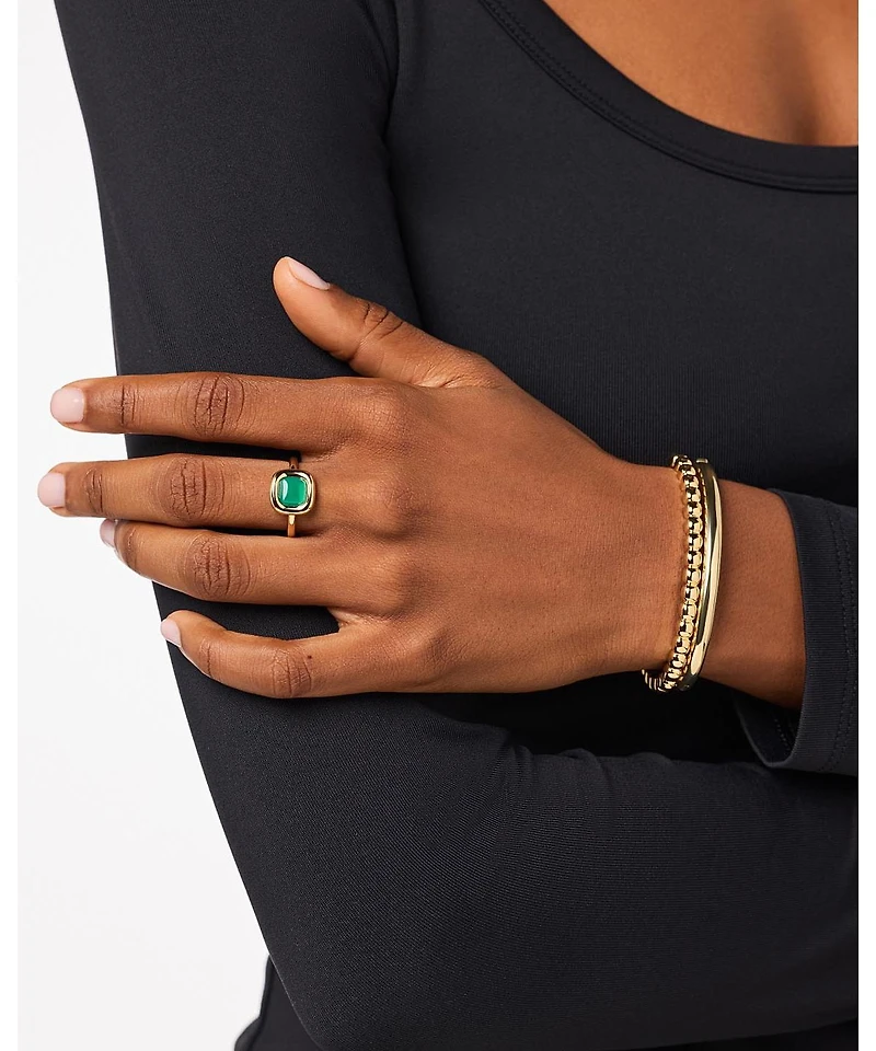 Ana Luisa Statement Ring - Clara Green Onyx