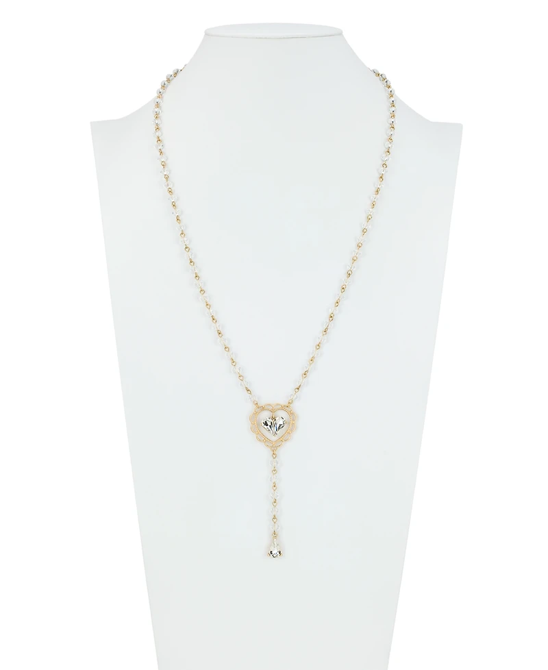 Patricia Nash Lovely Sparkle Collection Long Y Necklace