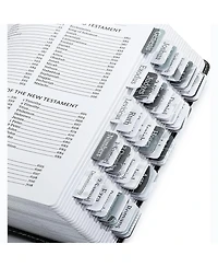 Mr. Pen Bible Tabs, 75 Tabs, Gray Theme, Laminated Bible Tabs for