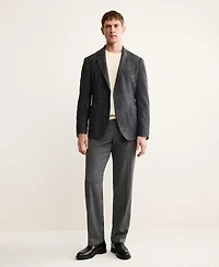 Mango Men's Slim Fit Wool Blend Blazer