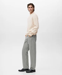 Mango Men's Regular-Fit Knitted Sweatshirt