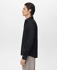 Mango Men's Comfort Stretch Non-Iron Shirt