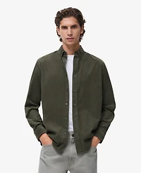 Mango Men's Classic-Fit Micro-Corduroy Shirt