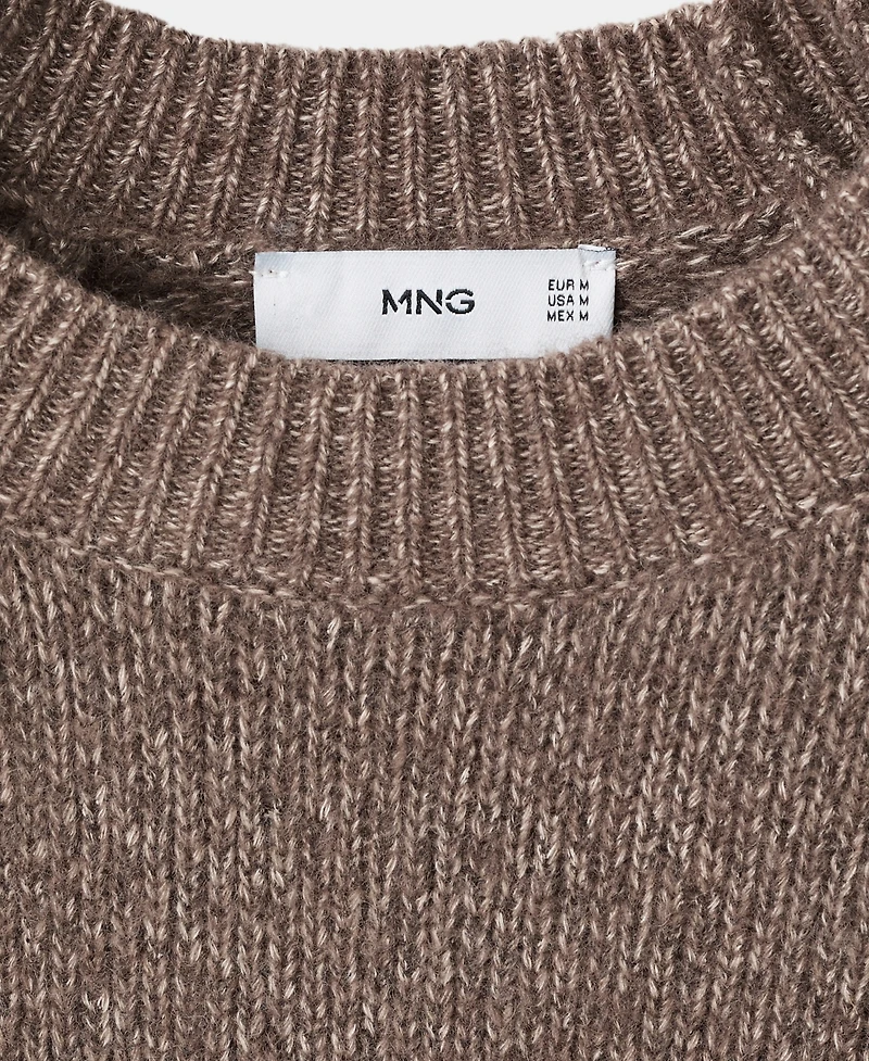 Mango Men's Fine-Knit Wool-Blend Sweater