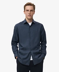Mango Men's Regular-Fit Cotton Shirt